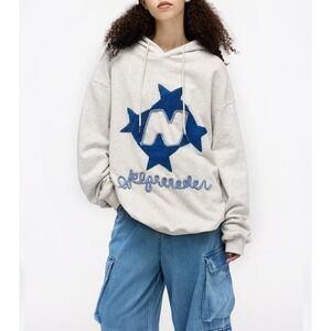 Aelfric Eden Stellaris Embroidered Pullover Hoodie Stars Unisex Adult Size XS